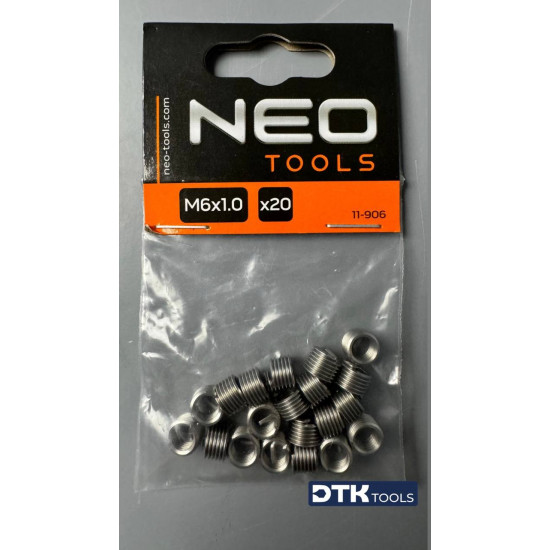 Набір для відновлення різьби M6 20 шт. NEO TOOLS 11-906